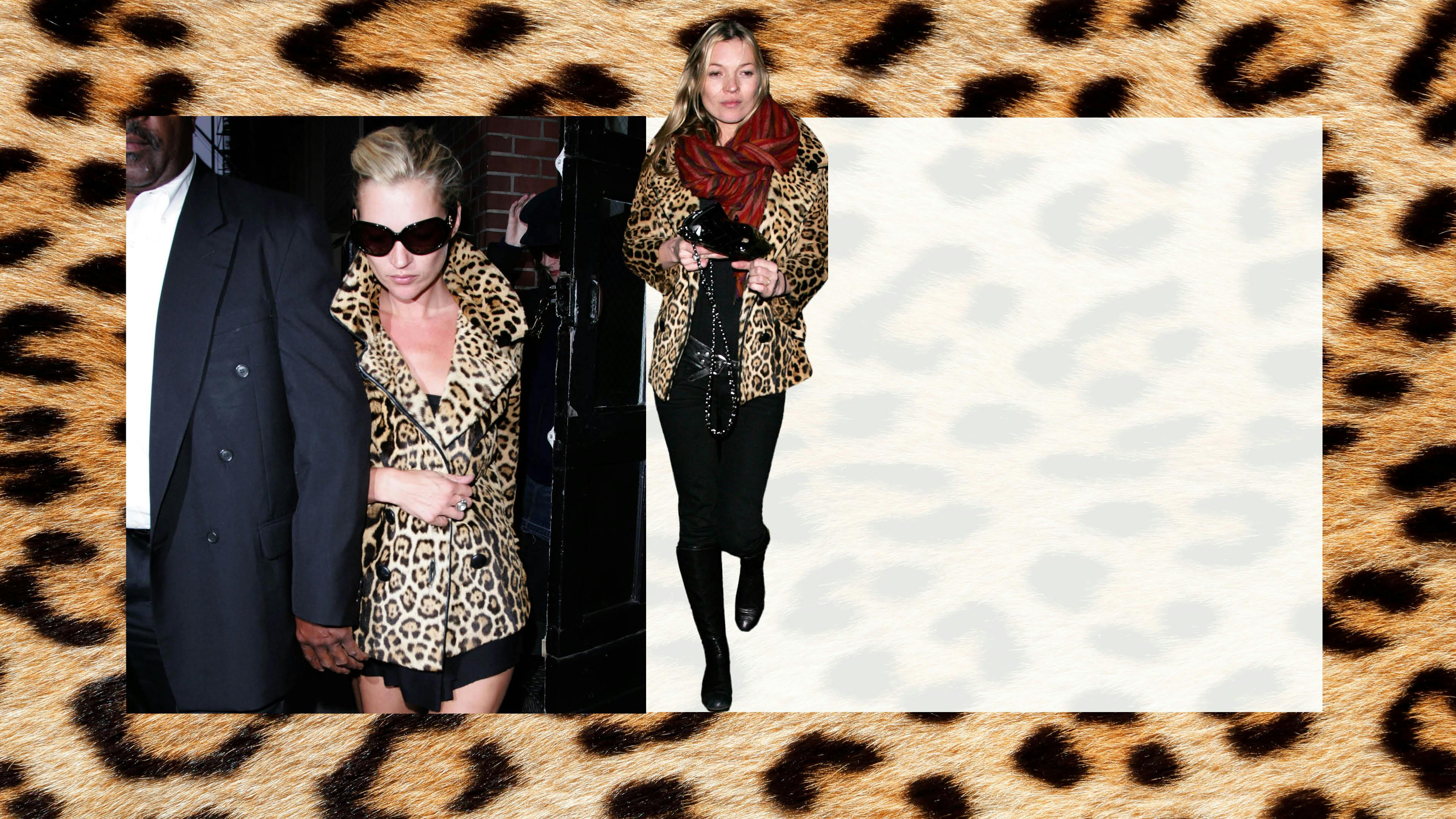 Kate Moss Sells Leopard Print Coat In Aid Of Coronavirus Relief Efforts