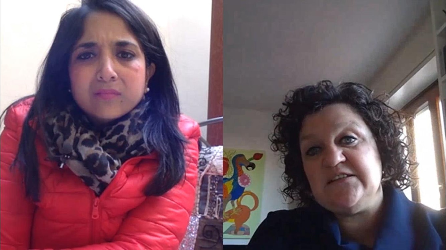 Sima speaks to Roberta