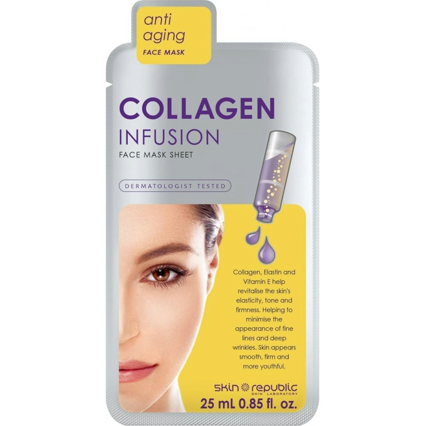 Skin Republic Collagen Infused Face Mask, £4.99