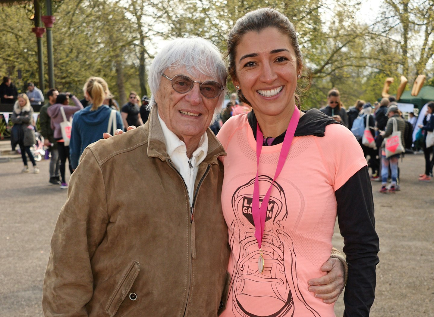 Bernie Eccleston and Fabiana Flosi