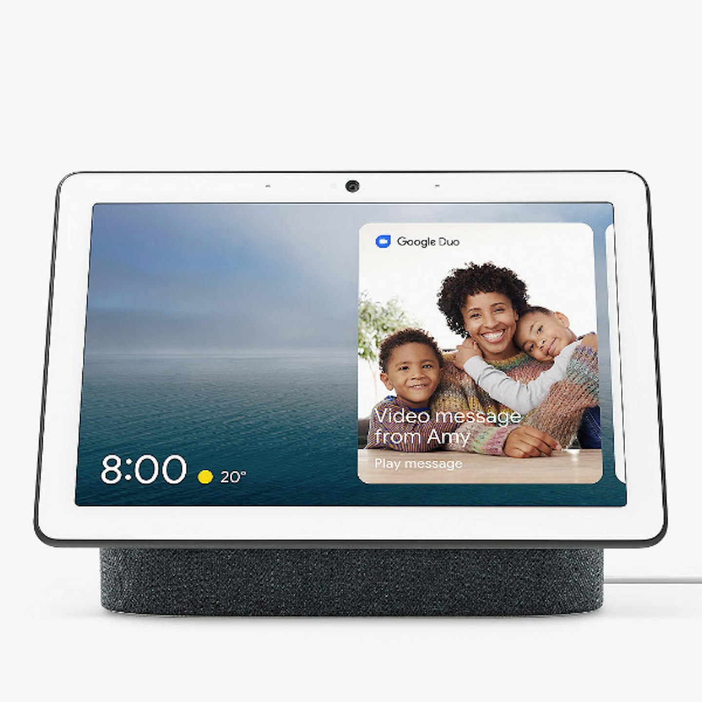 Google Nest Hub Max Hands-Free Smart Home Controller with 10u201d Screen, Charcoal
