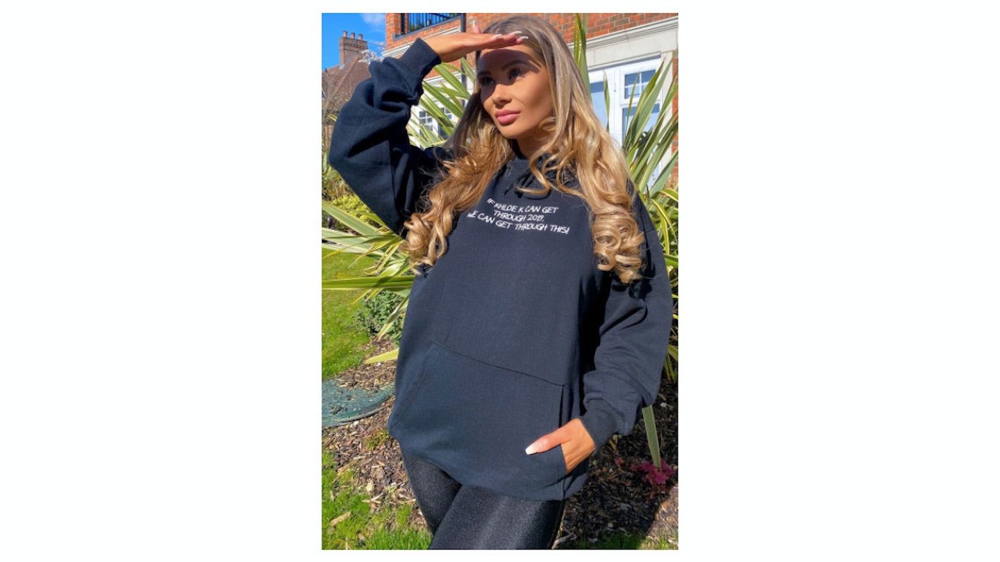Shaughna Phillips Black 'We Can Get Through This' Slogan Hoodie