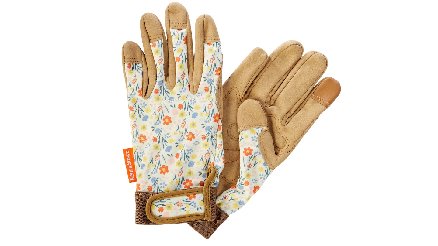 Homebase Premium Comfort Floral Patterned Gloves