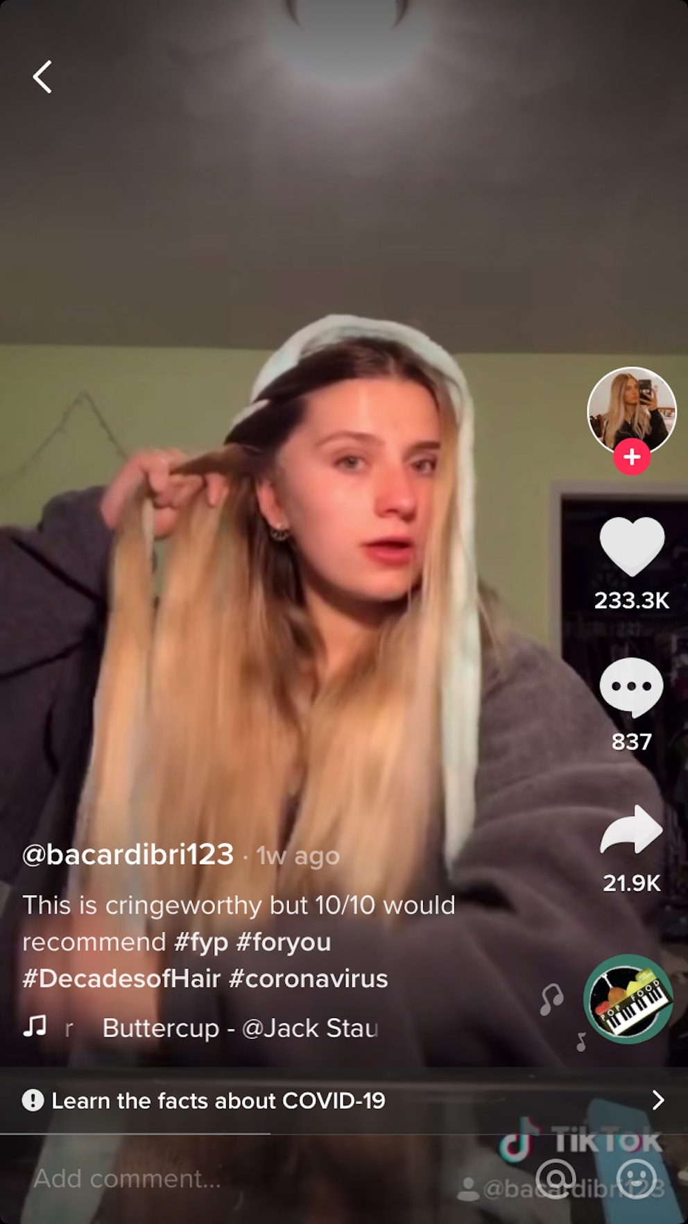 Here's how to curl your hair with your dressing gown (yes, really)