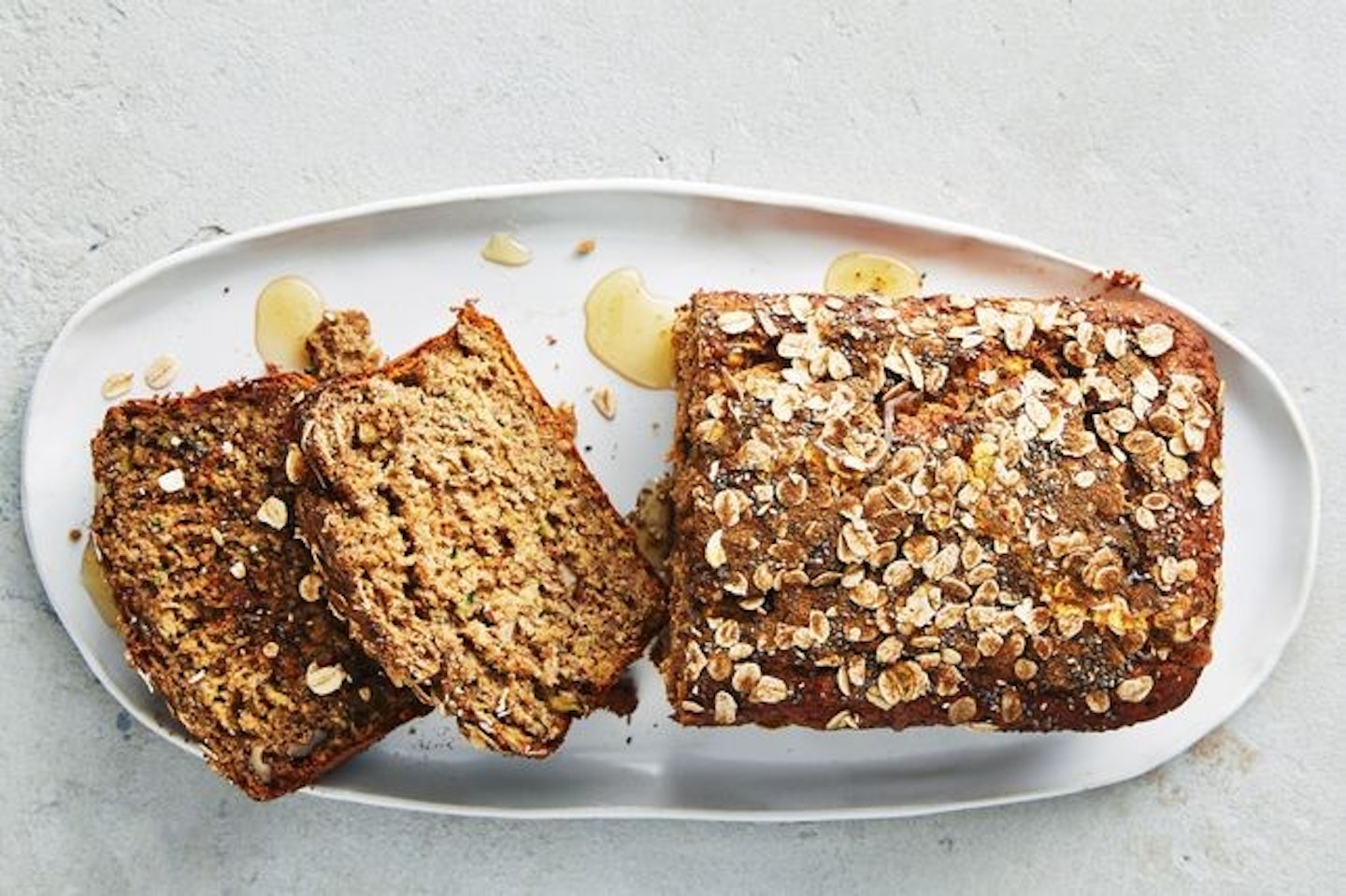 Banana and courgette bread