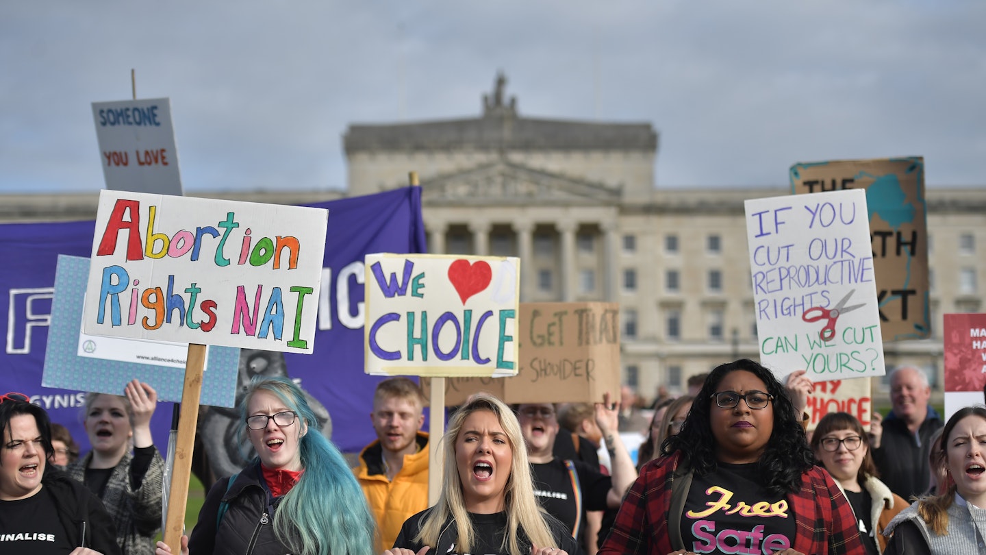 Abortion rights protect in Northern Ireland