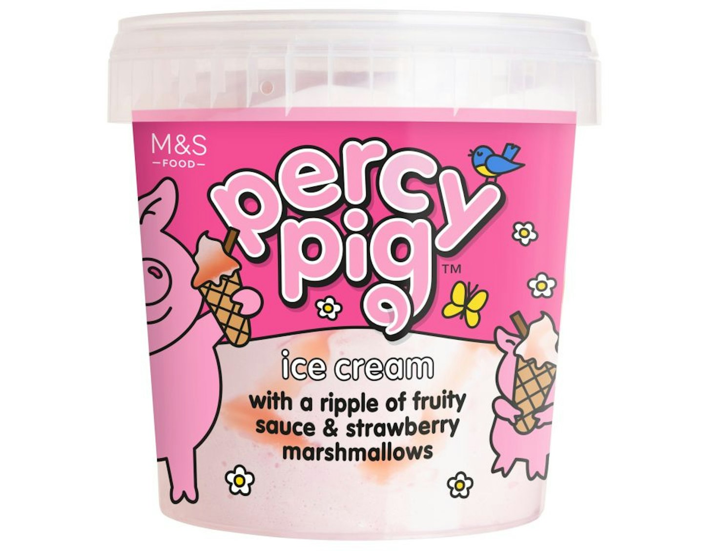 M&S Percy Pig ice cream