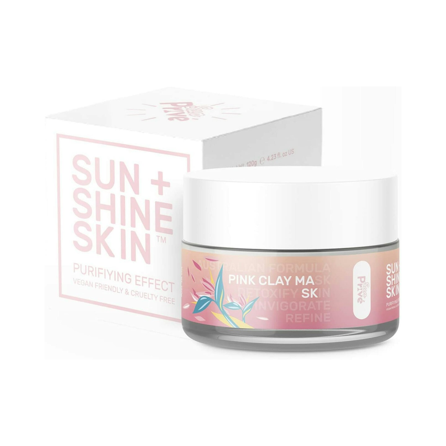 Pink Clay Mask by Sun Prive