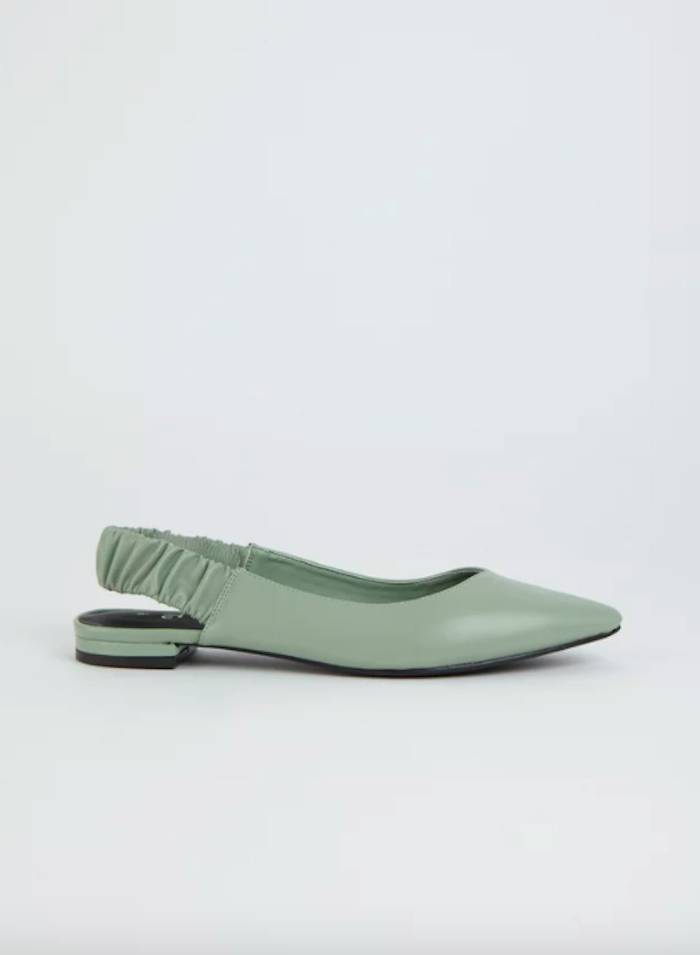 Tu, Pistachio Green Pointed Mule Slingbacks, £16