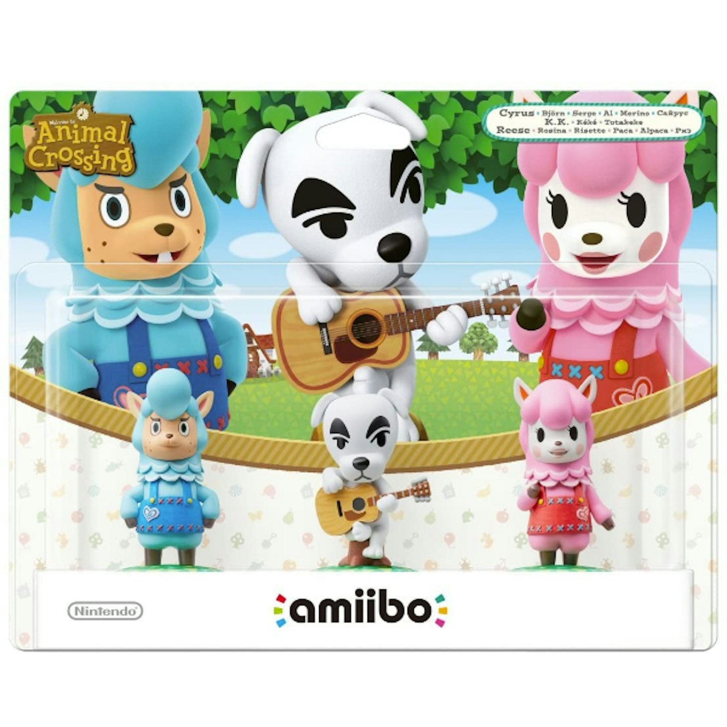 Animal Crossing Amiibo Triple Pack – Reese, K.K. Slider & Cyrus (3DS/Wii U)
