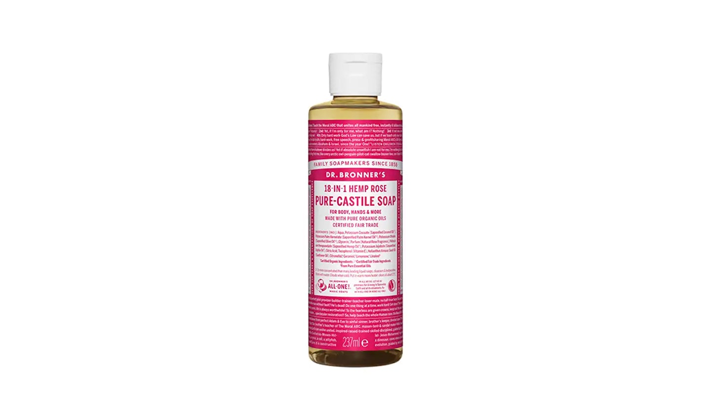Dr Bronner's Rose Pure-Castile Liquid Soap