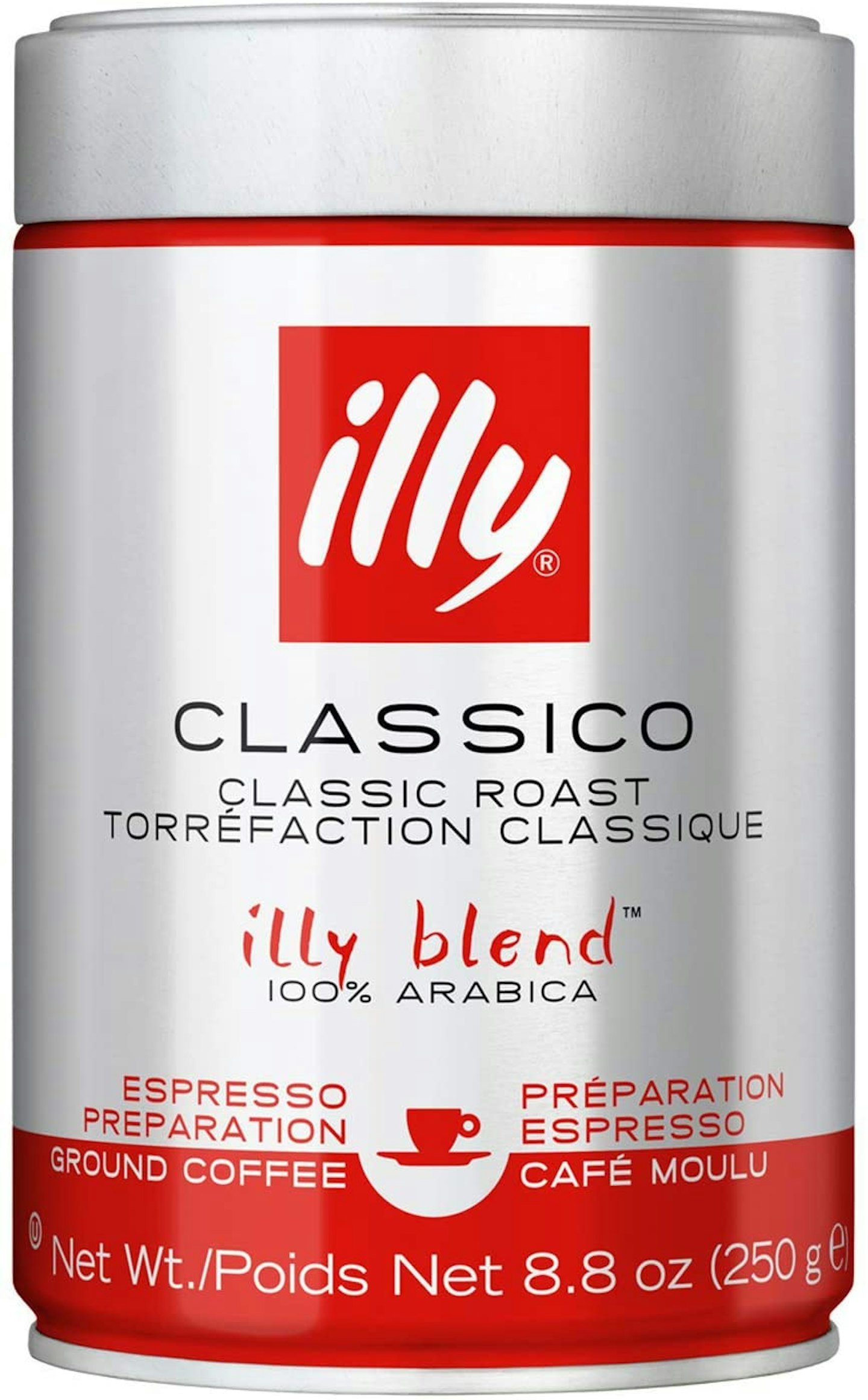 illy, Classico Medium Roast Ground Coffee, £6.50