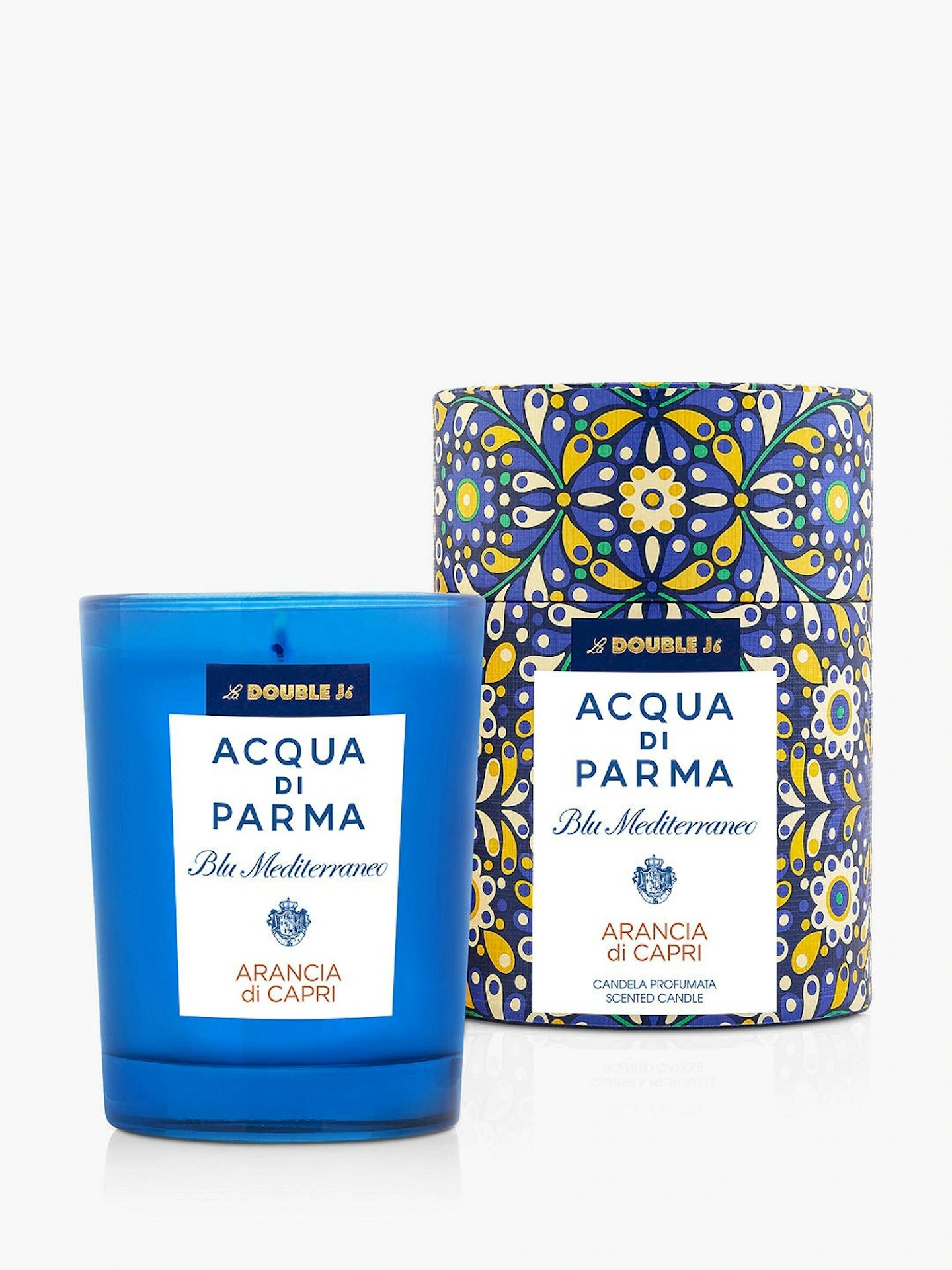 Acqua di Parma Blu Mediterraneo La Double J Arancia di Capri Scented Candle, £60