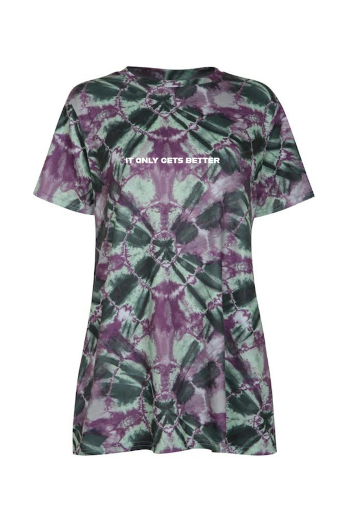 Cinta The Label, It Only Gets Better Tie Dye T-Shirt, £39