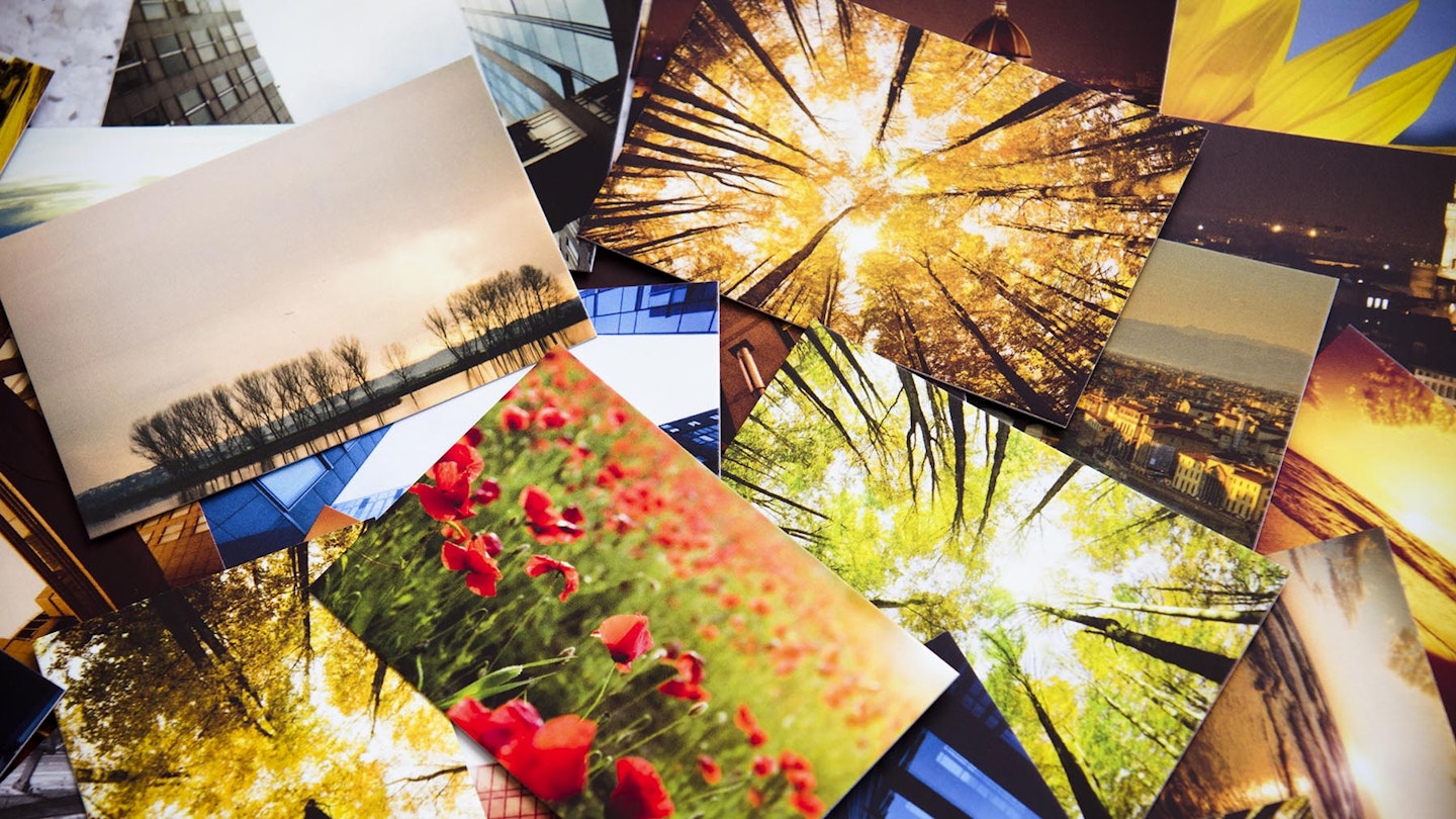 Photos printed out with an advanced photo printer