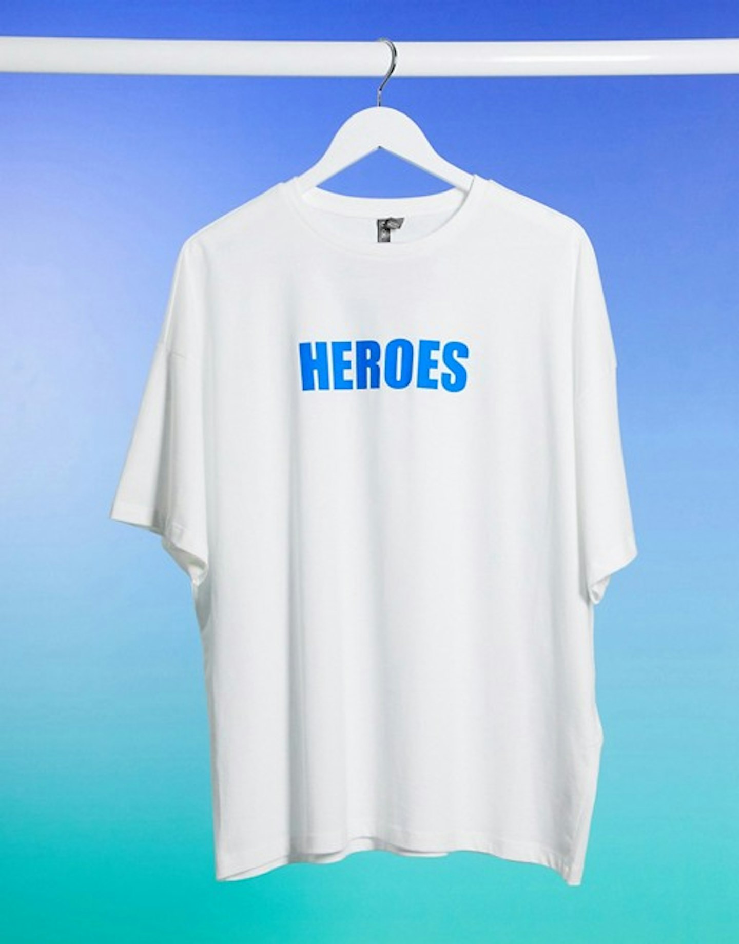 ASOS DESIGN Unisex Oversized Charity T-shirt with Heroes Print
