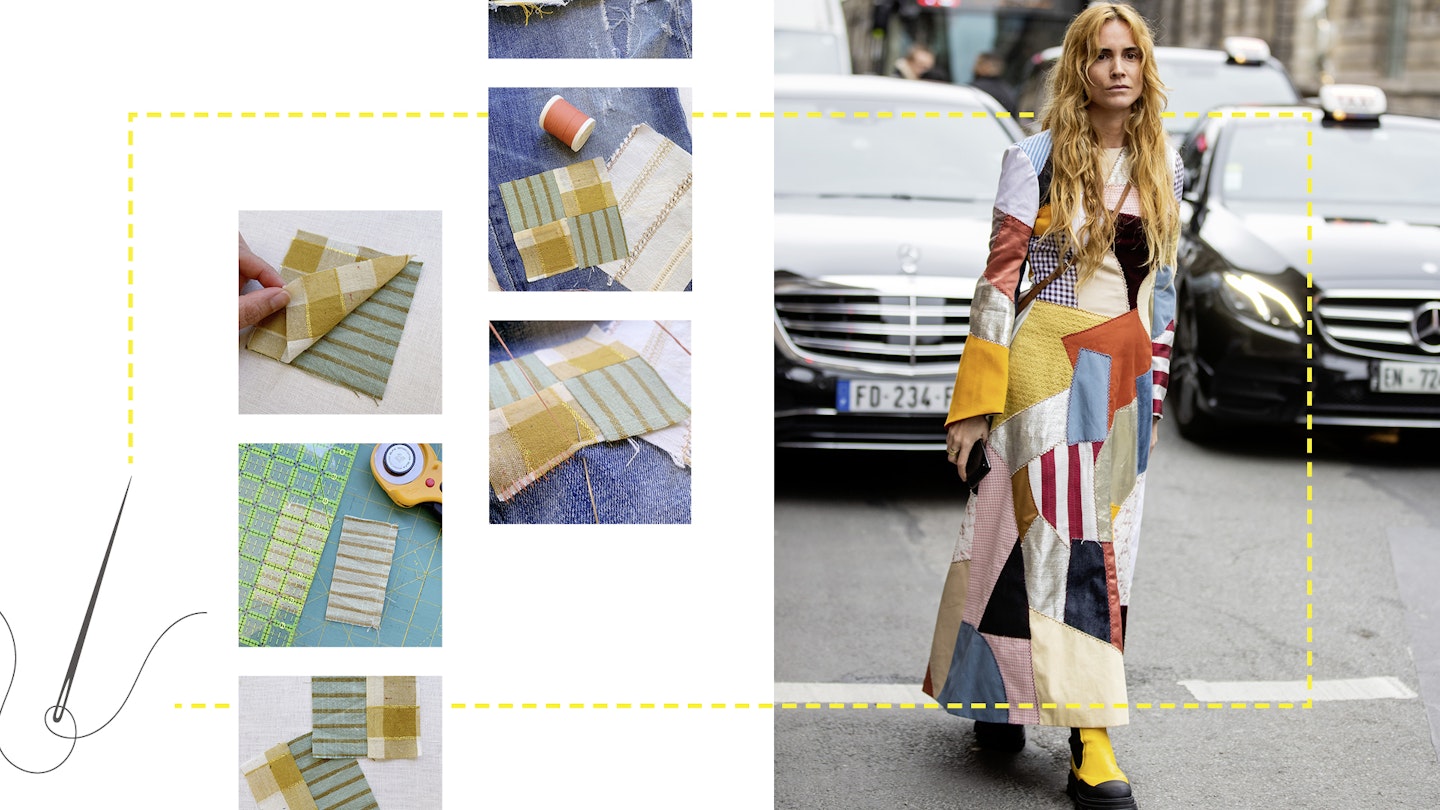 A Step-By-Step Guide To Patchworking Your Jeans