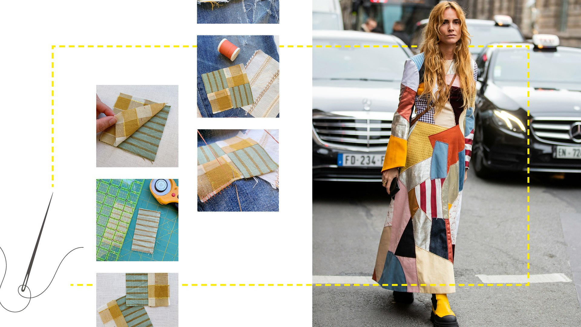 A Step-By-Step Guide To Patchworking Your Jeans