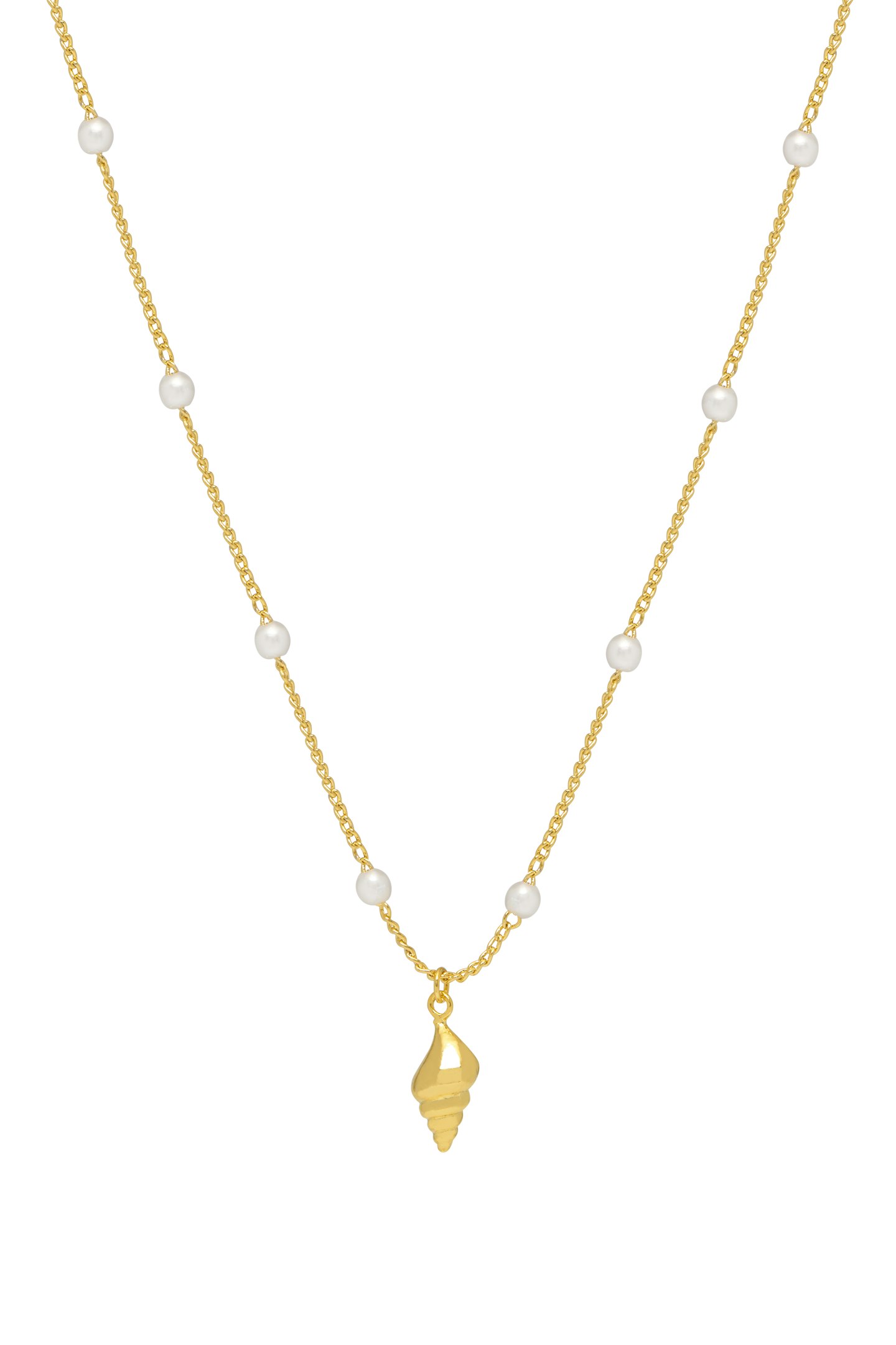 Estella Bartlett, Shell and Pearl Chain Necklace, £27