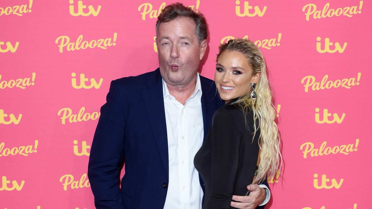Piers Morgan and Lucie Donlan