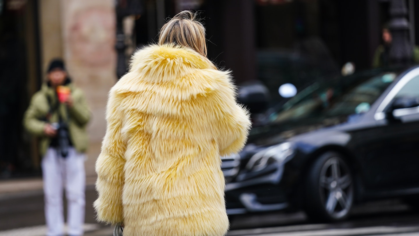 Fur coat street style