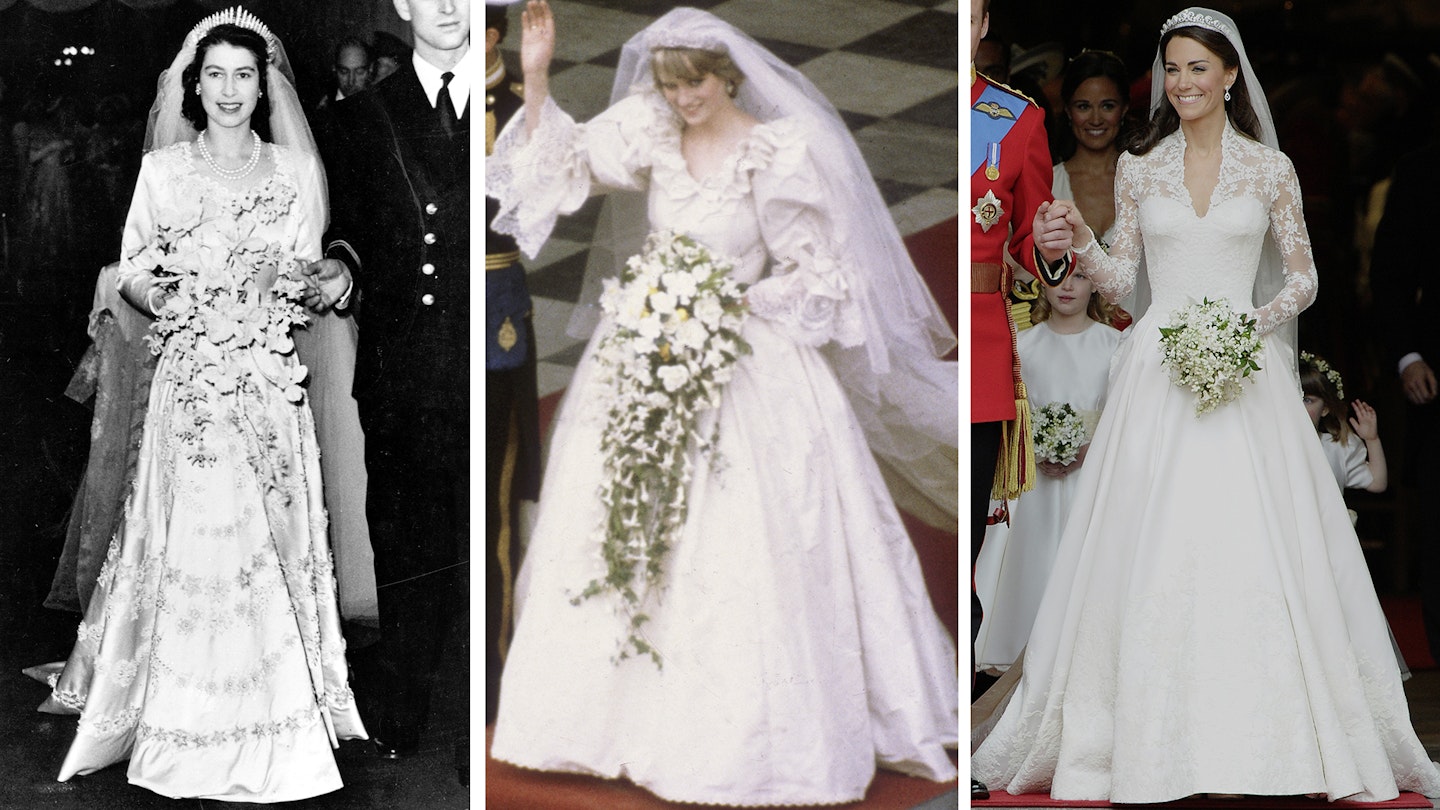 ASOS DESIGN Eugenie beaded lace plunge wedding dress 