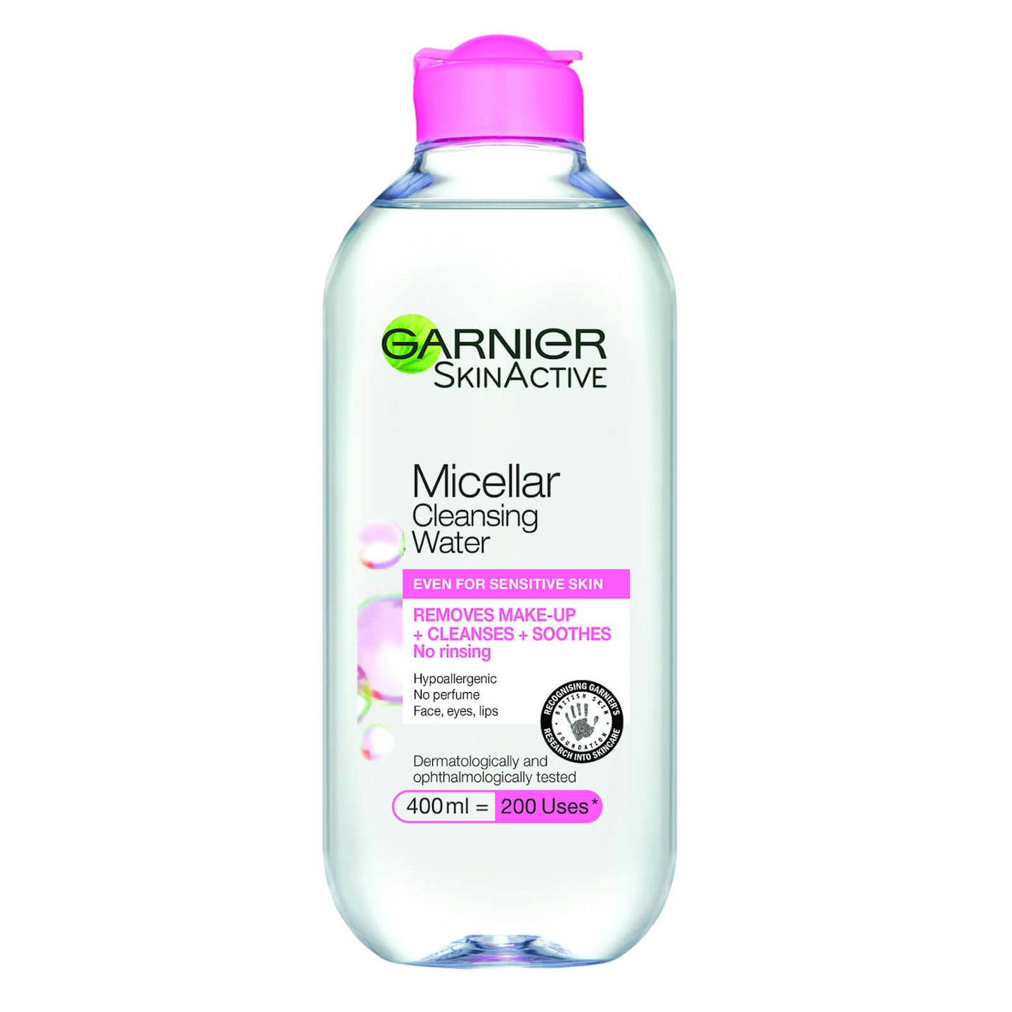 Garnier Micellar Water Facial Cleanser and Makeup Remover for Sensitive Skin 400ml