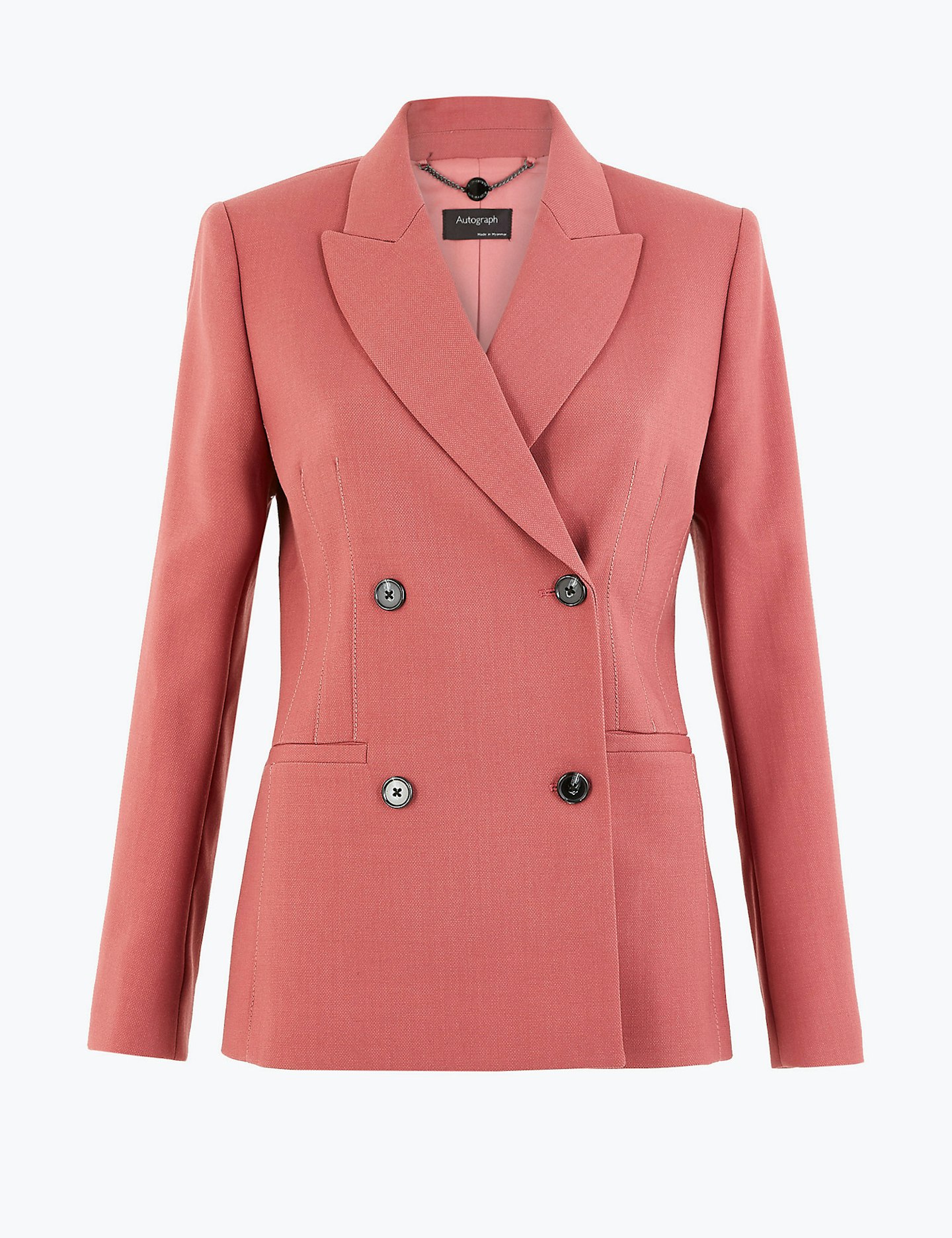 Autograph at M&S, Wool Blend Double Breasted Blazer, £99