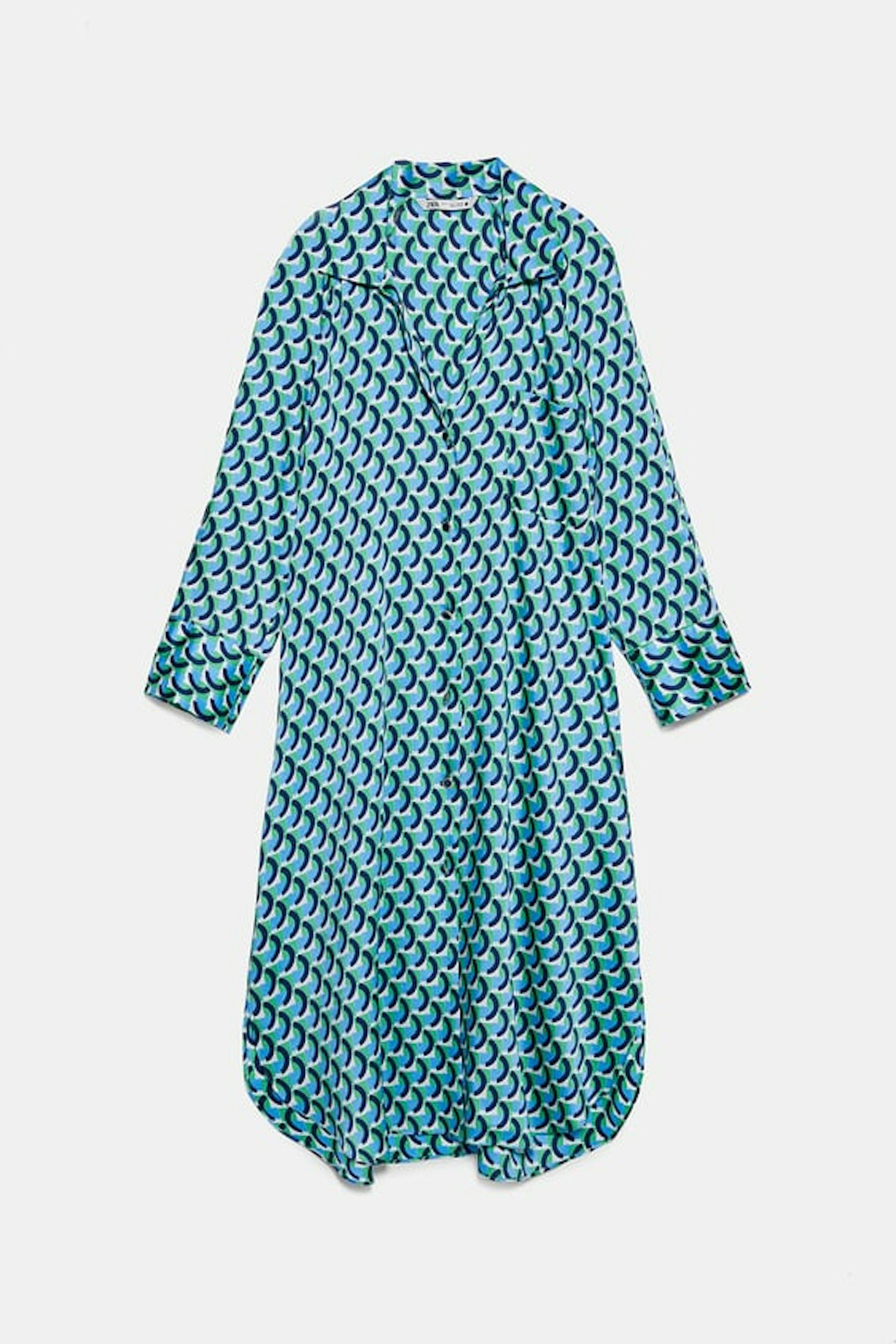 Zara, Geometric Print Dress, £49.99