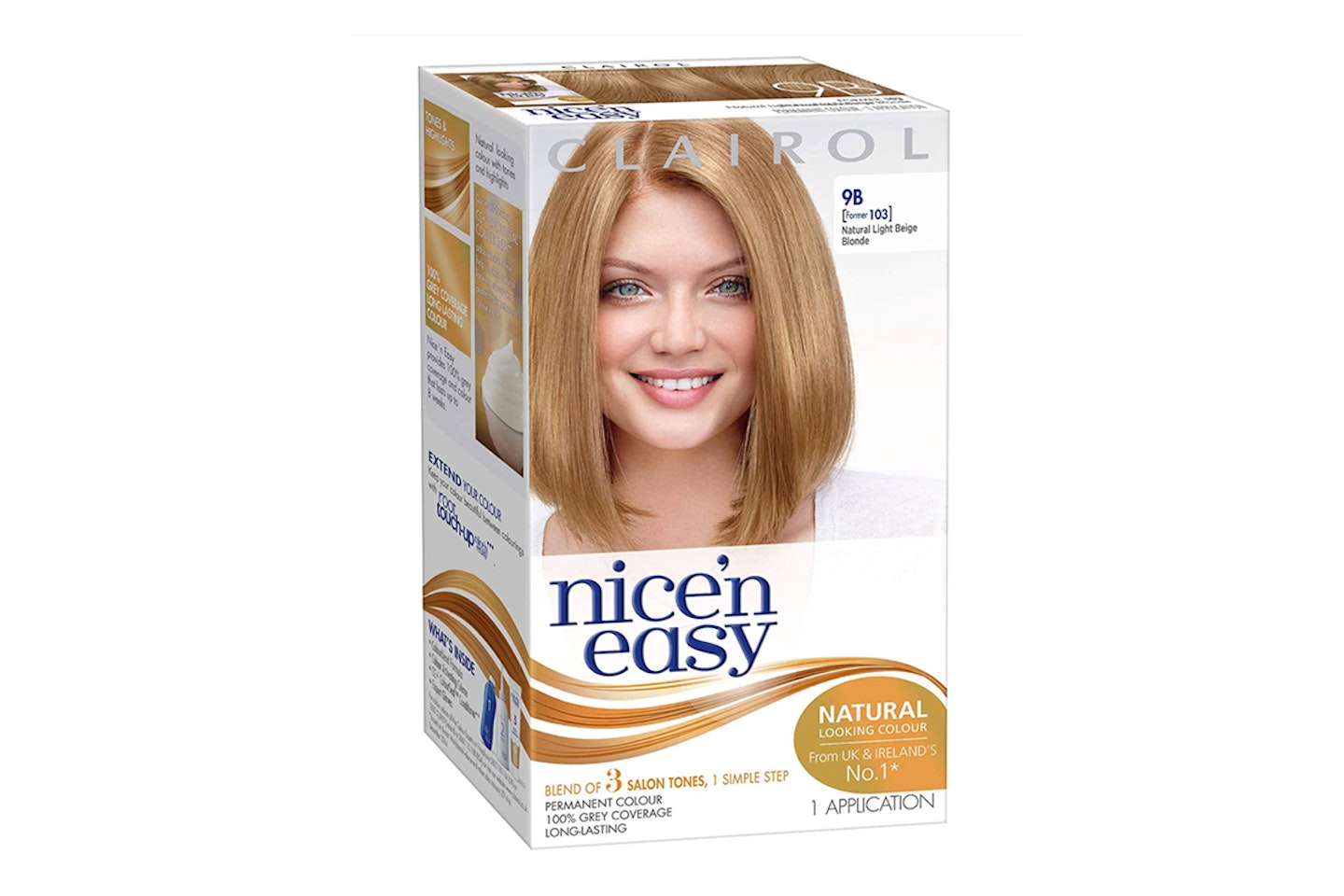 Clairol Nice'n Easy Liquid, Natural Looking Permanent Hair Dye,