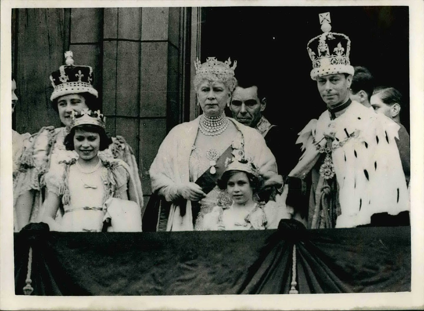 Young Princess Margaret at King George Coronation