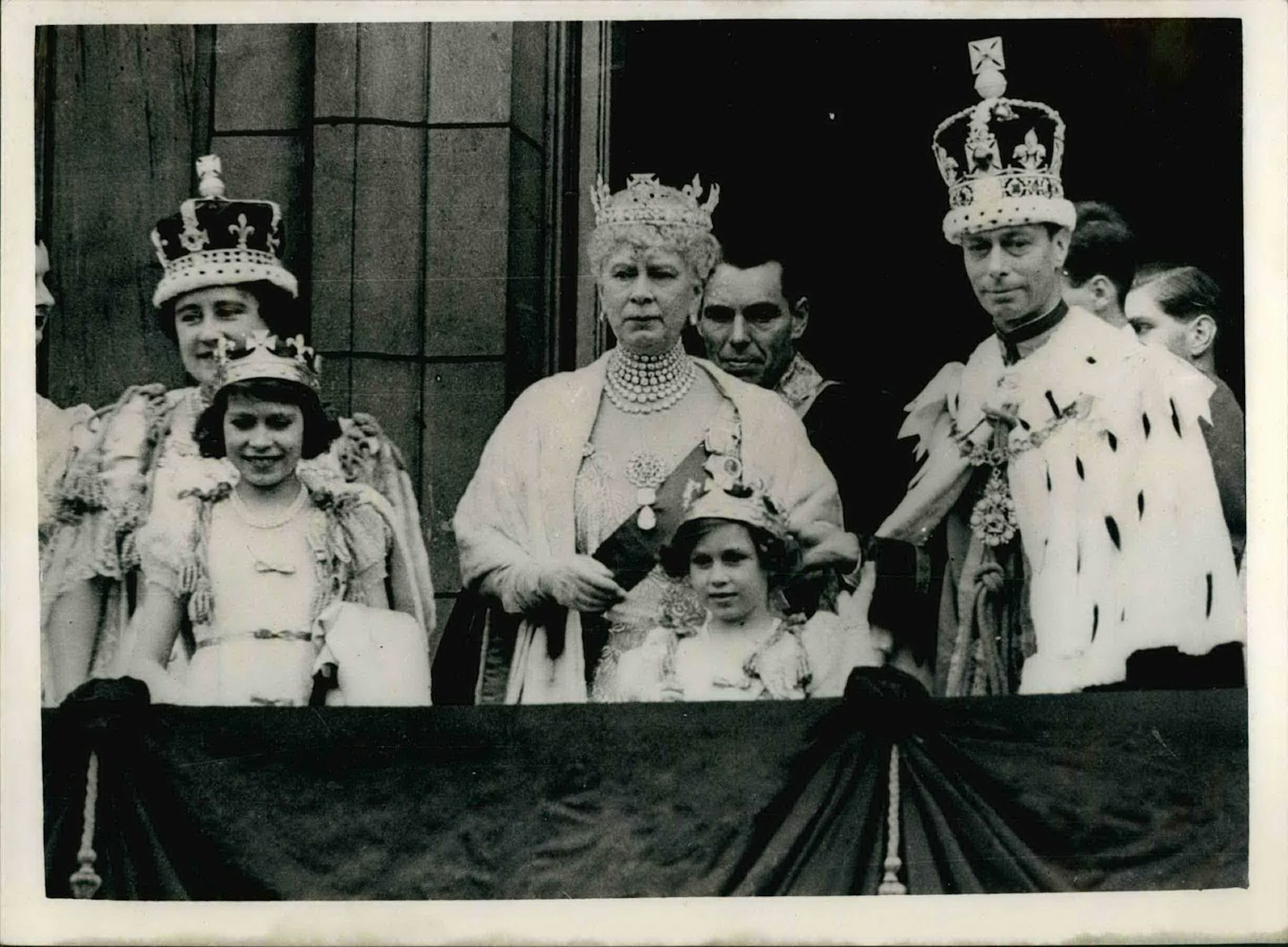 Young Princess Margaret at King George Coronation