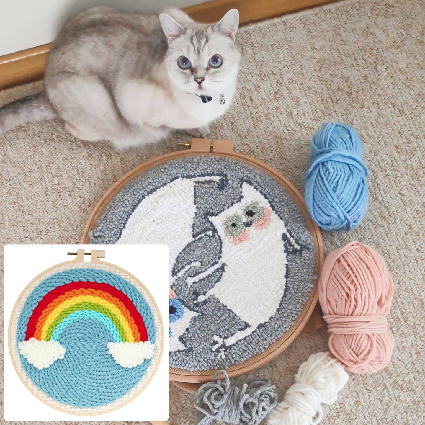Wool Stamping Embroidery Kit
