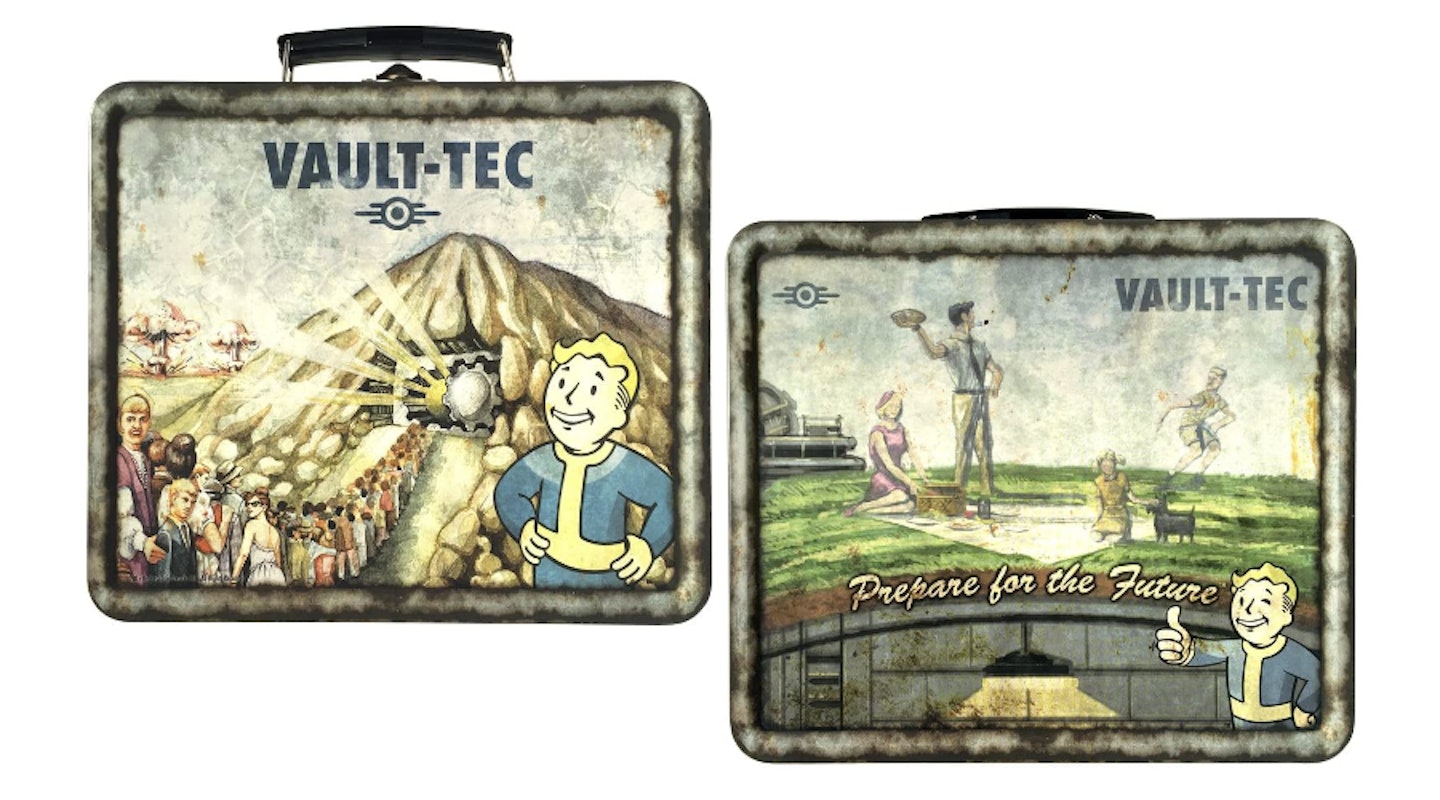 Fallout Vault-Tec Weathered Tin Tote Prop Replica, £25.99