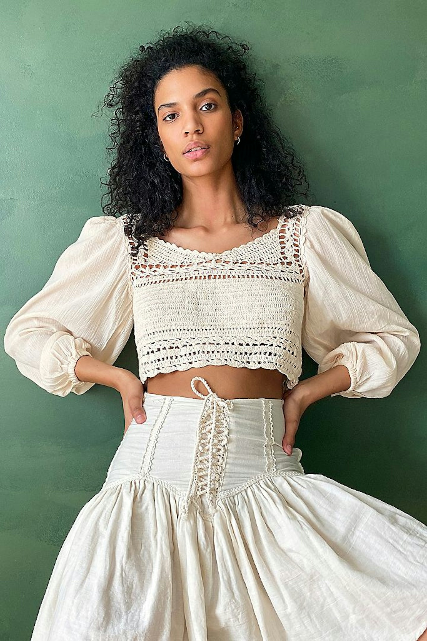Cynthia Crochet Top, £70