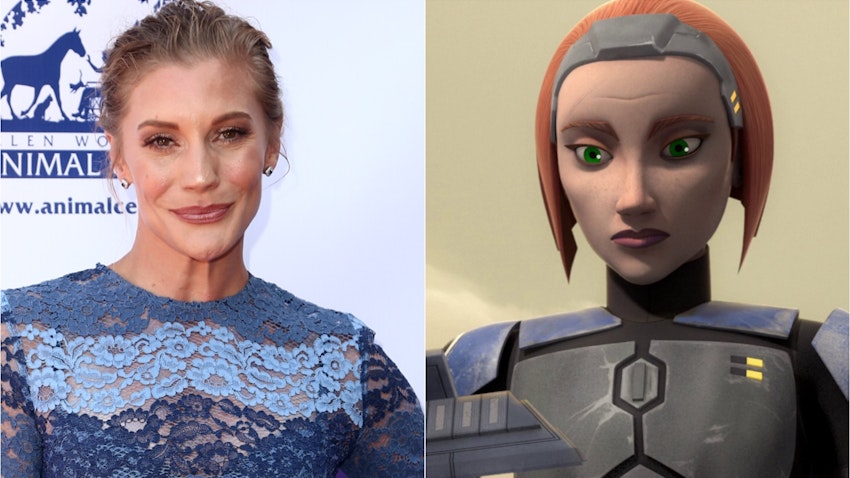 The Mandalorian Katee Sackhoff Playing Bo Katan Kryze Movies Empire The Mandalorian Katee Sackhoff Playing Bo Katan Kryze Movies Empire