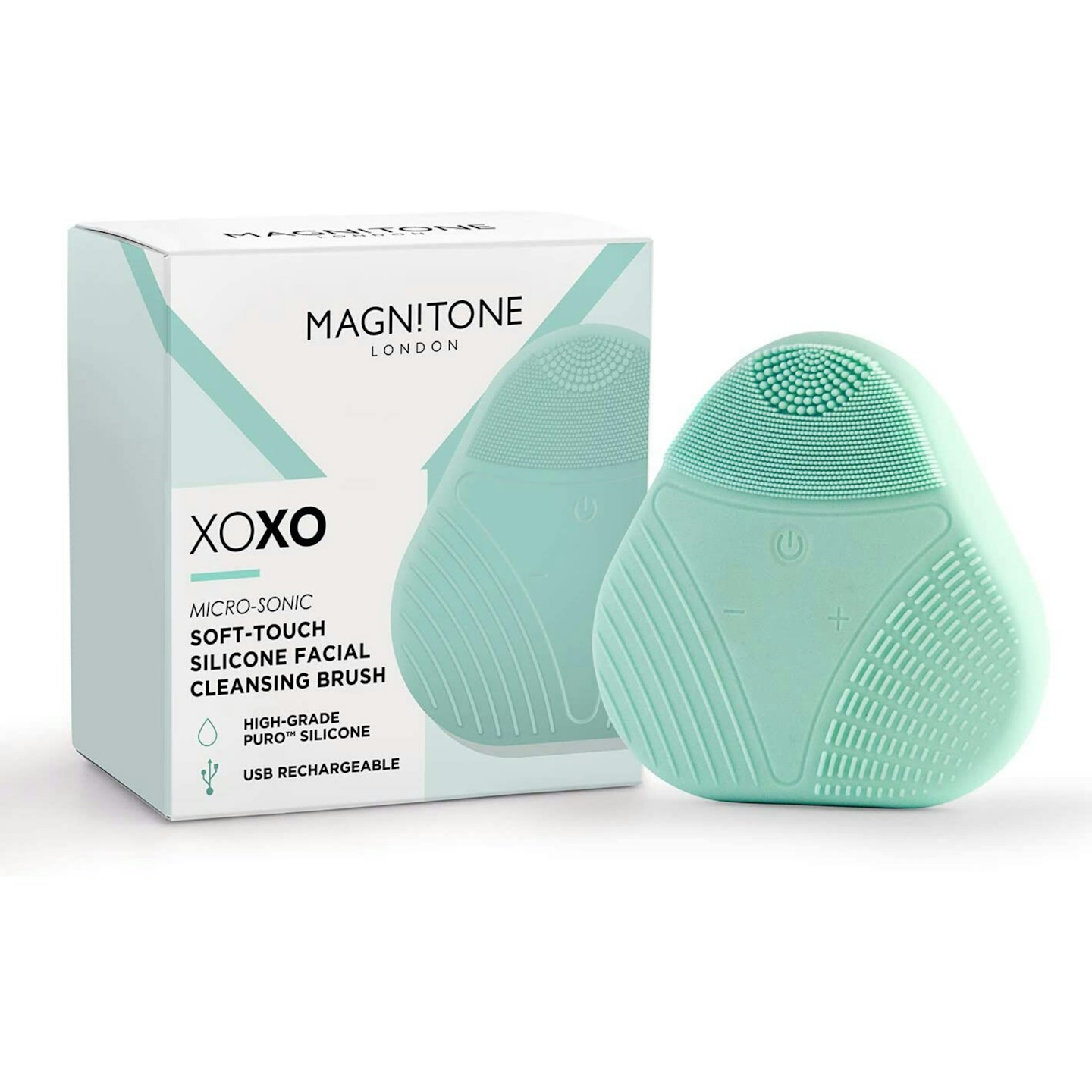 Magnitone Xoxo Micro-Sonic Softtouch Silicone Facial Cleansing Brush