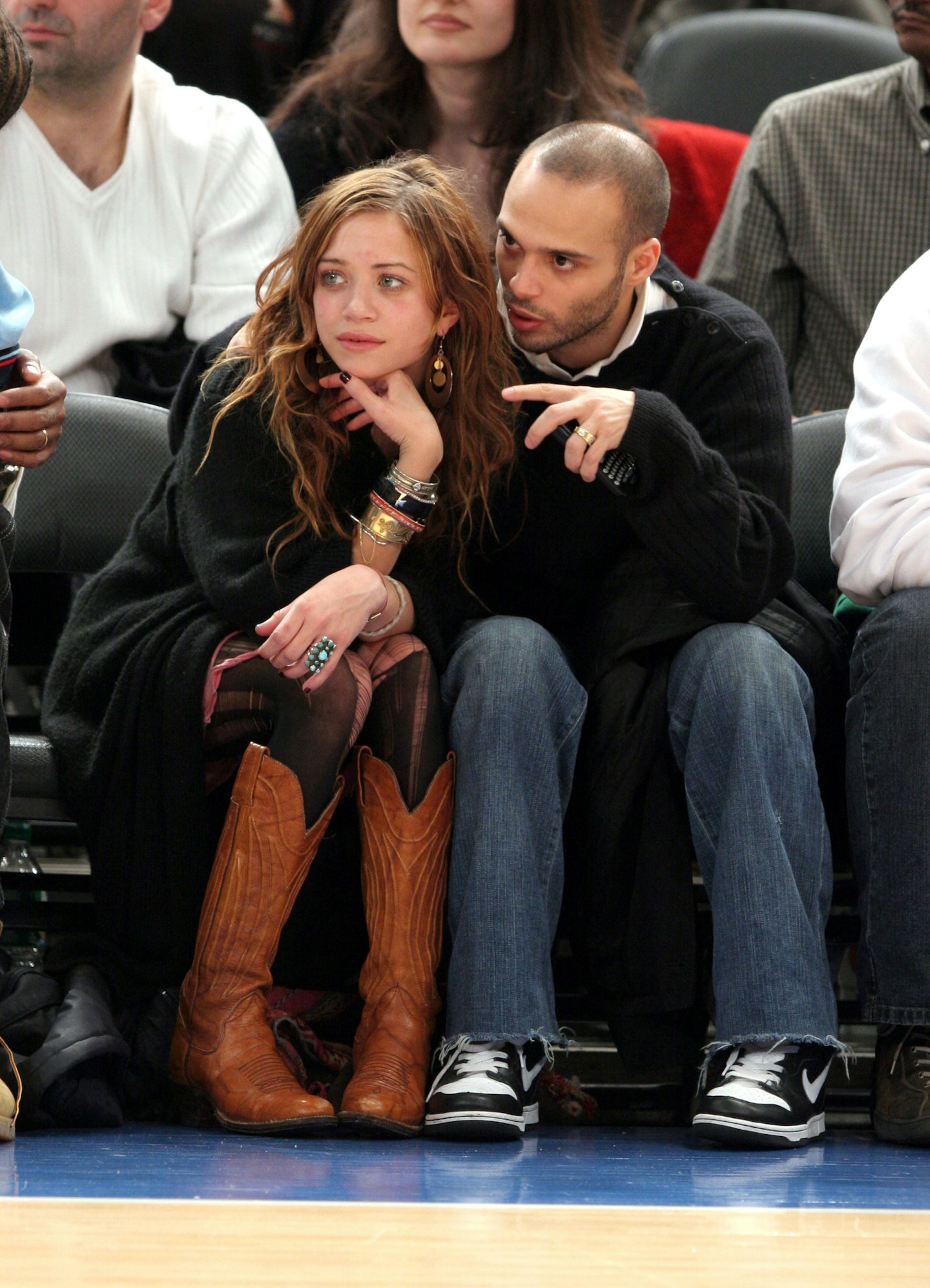 noughties fashion Mary-Kate Olsenu2019s cowboy boots