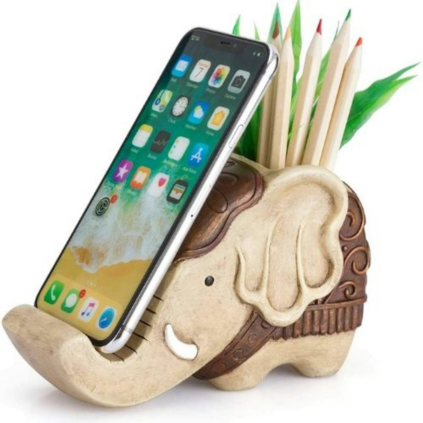 COOLBROS Pen Pencil Holder with Phone Stand