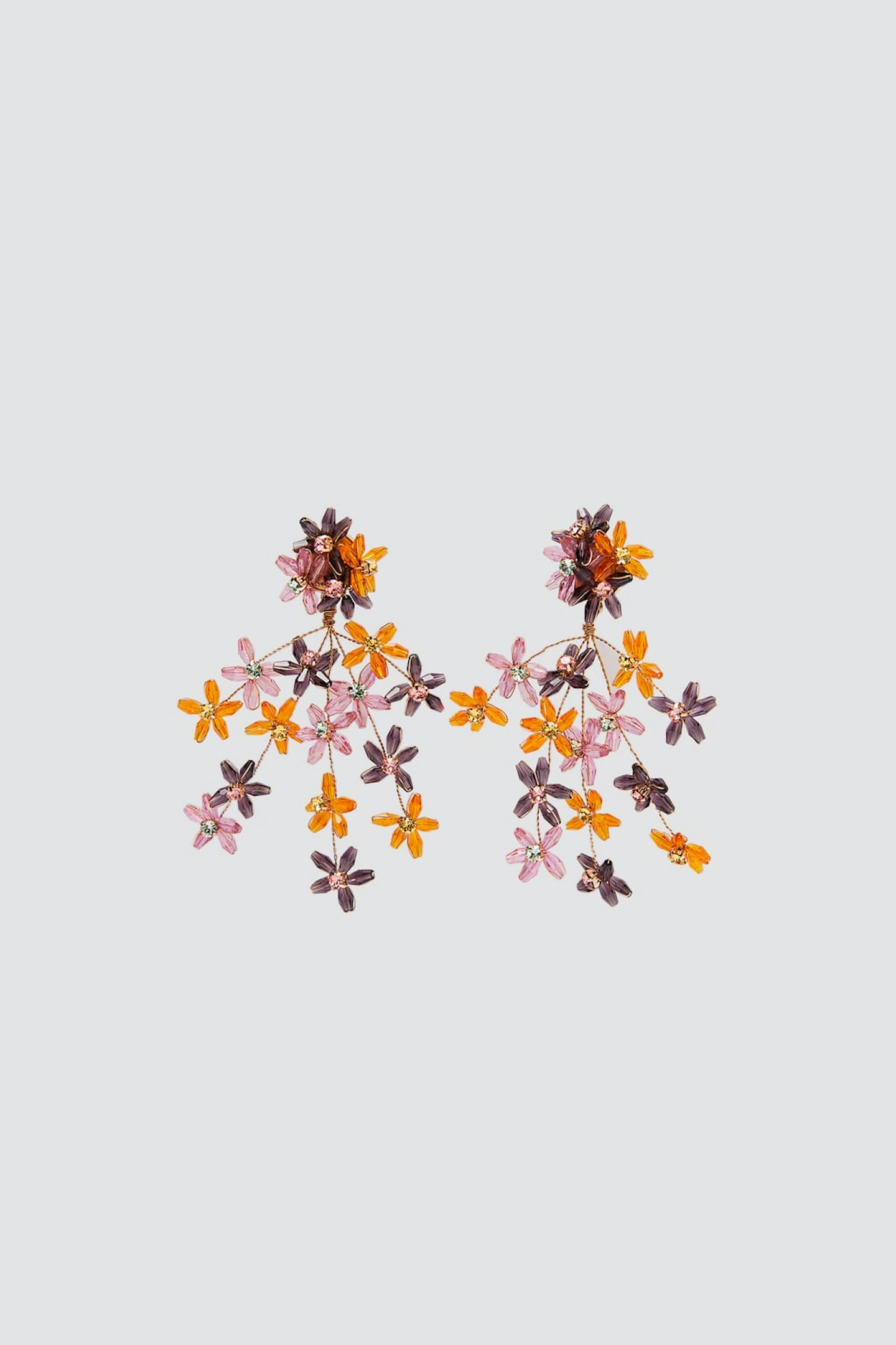 Crystal Flower Earrings, £15.99