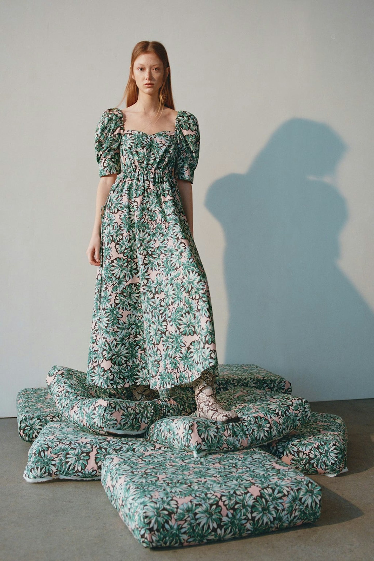 Printed Poplin Dress, £49.99
