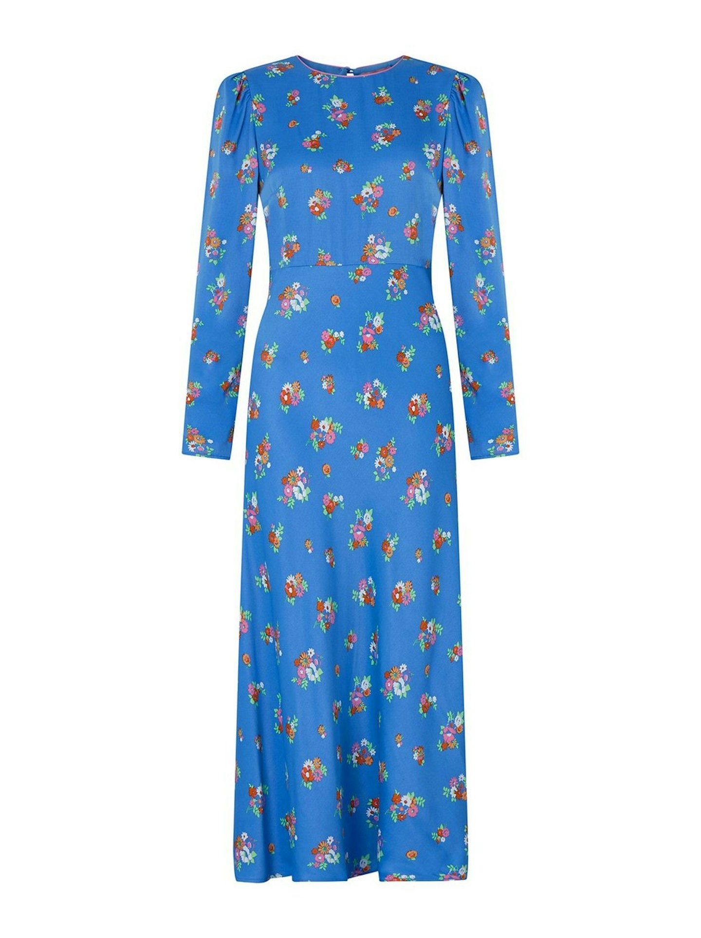 Kitri, Anna Blue Ditsy Print Midi Dress, WAS £145 NOW £79