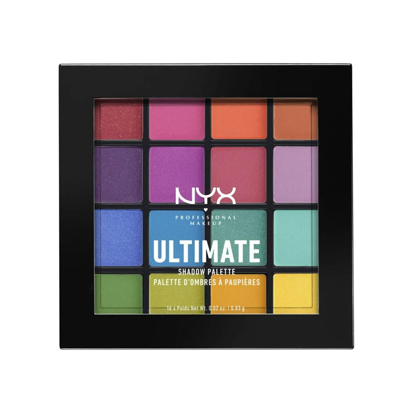 NYX Professional Makeup Ultimate Eye Shadow Palette Brights