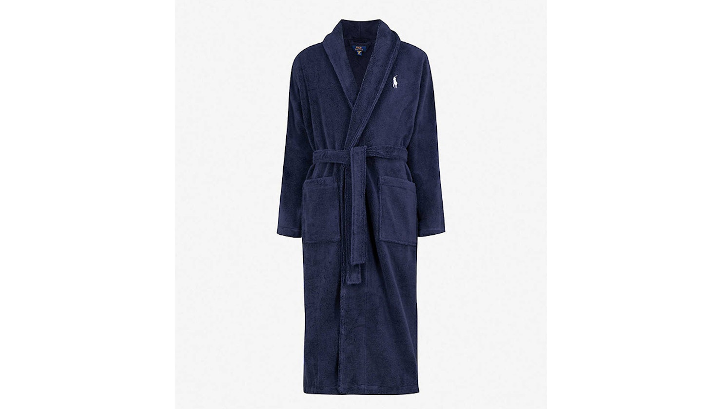 Terry towelling dressing gown
