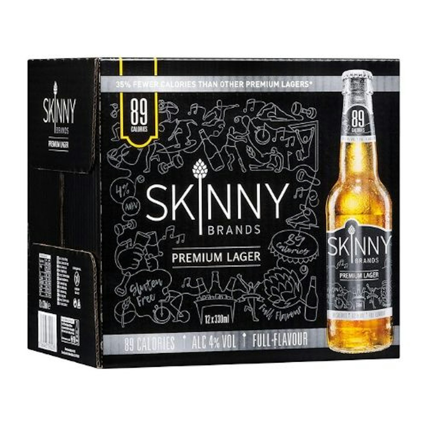 SkinnyBrands Premium Lager