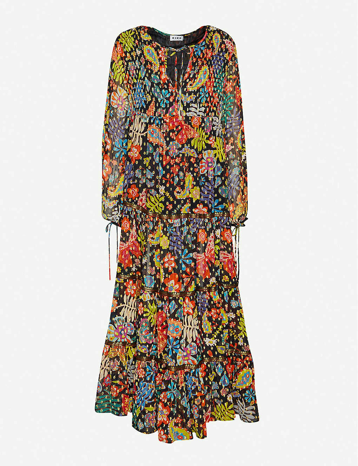 Lori floral-print woven maxi dress £335