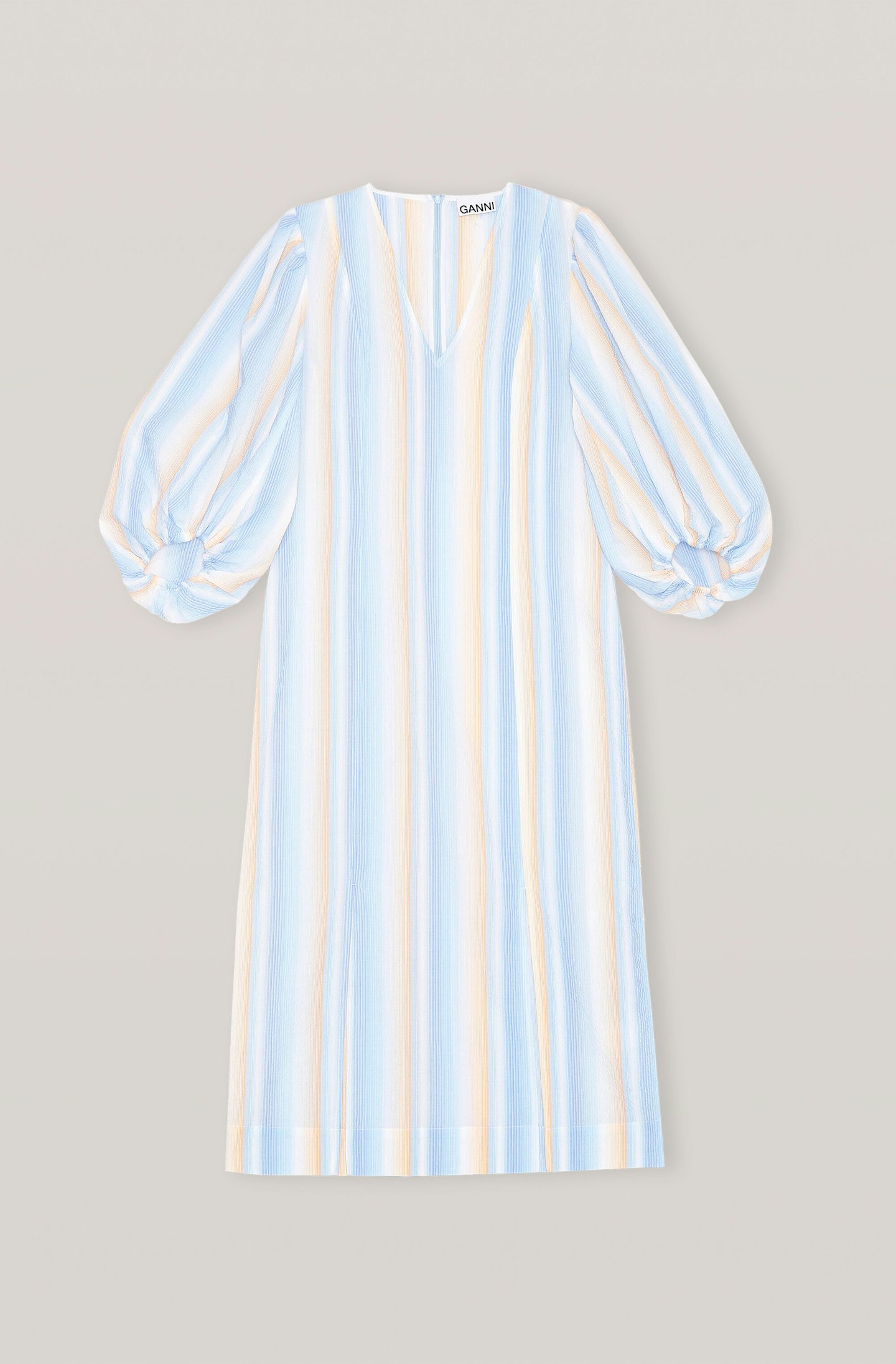 Ganni, Seersucker Stripe Dress, £215