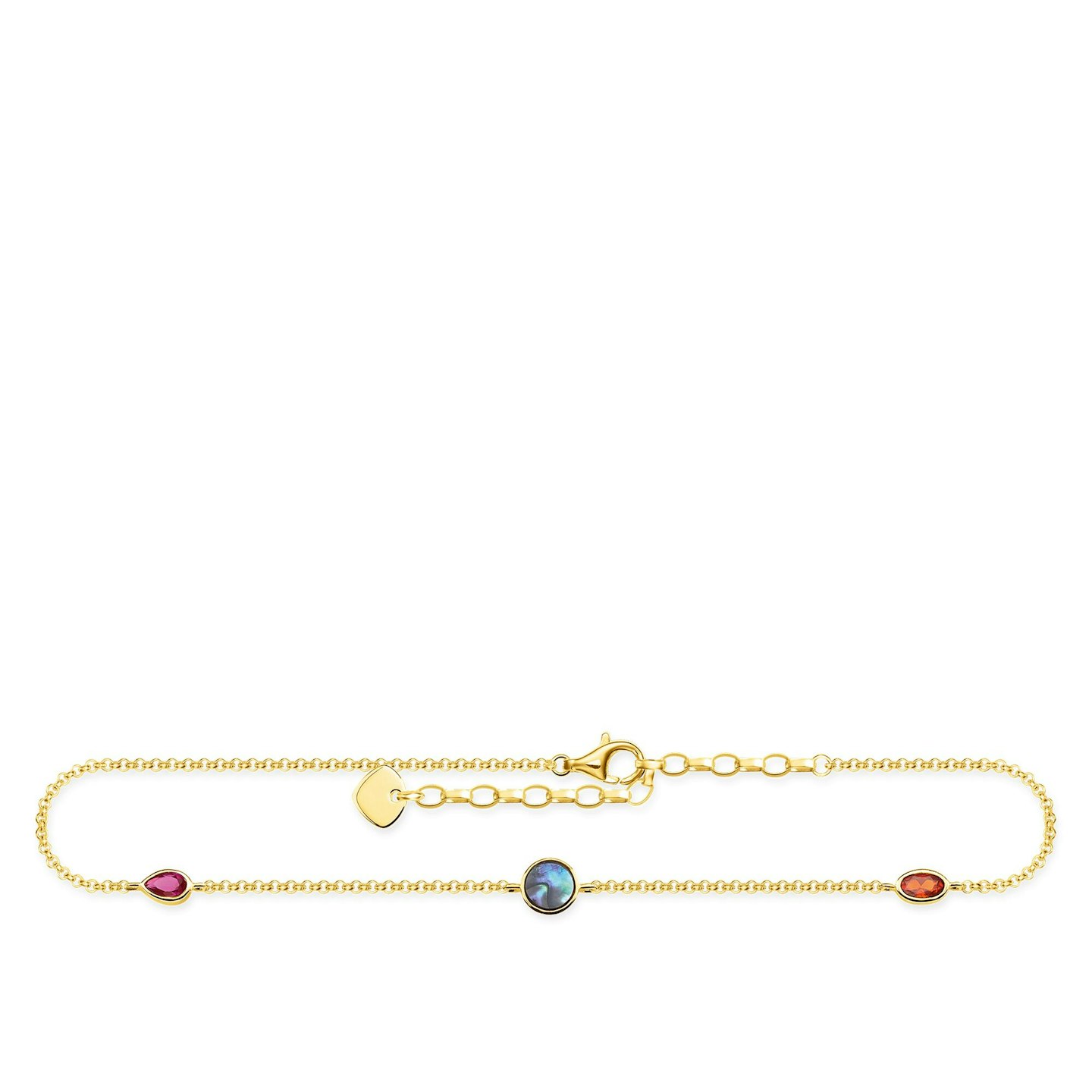 Thomas Sabo, Colourful Stones Anklet, £179