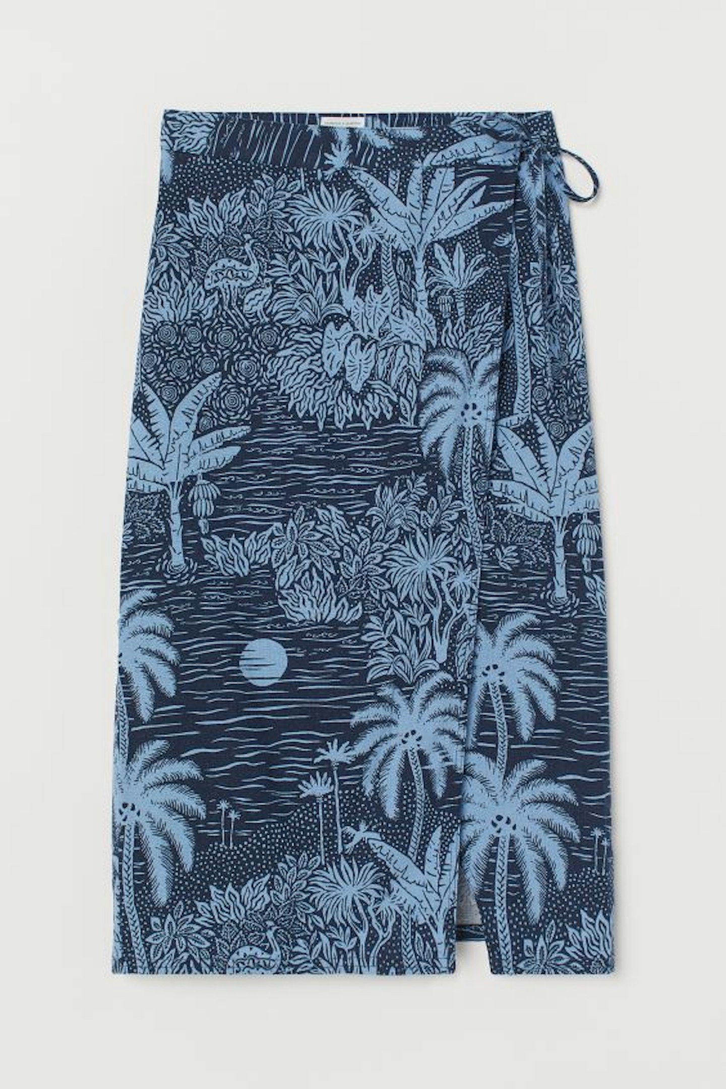H&M, Linen Blend Wrap Skirt, £19.99