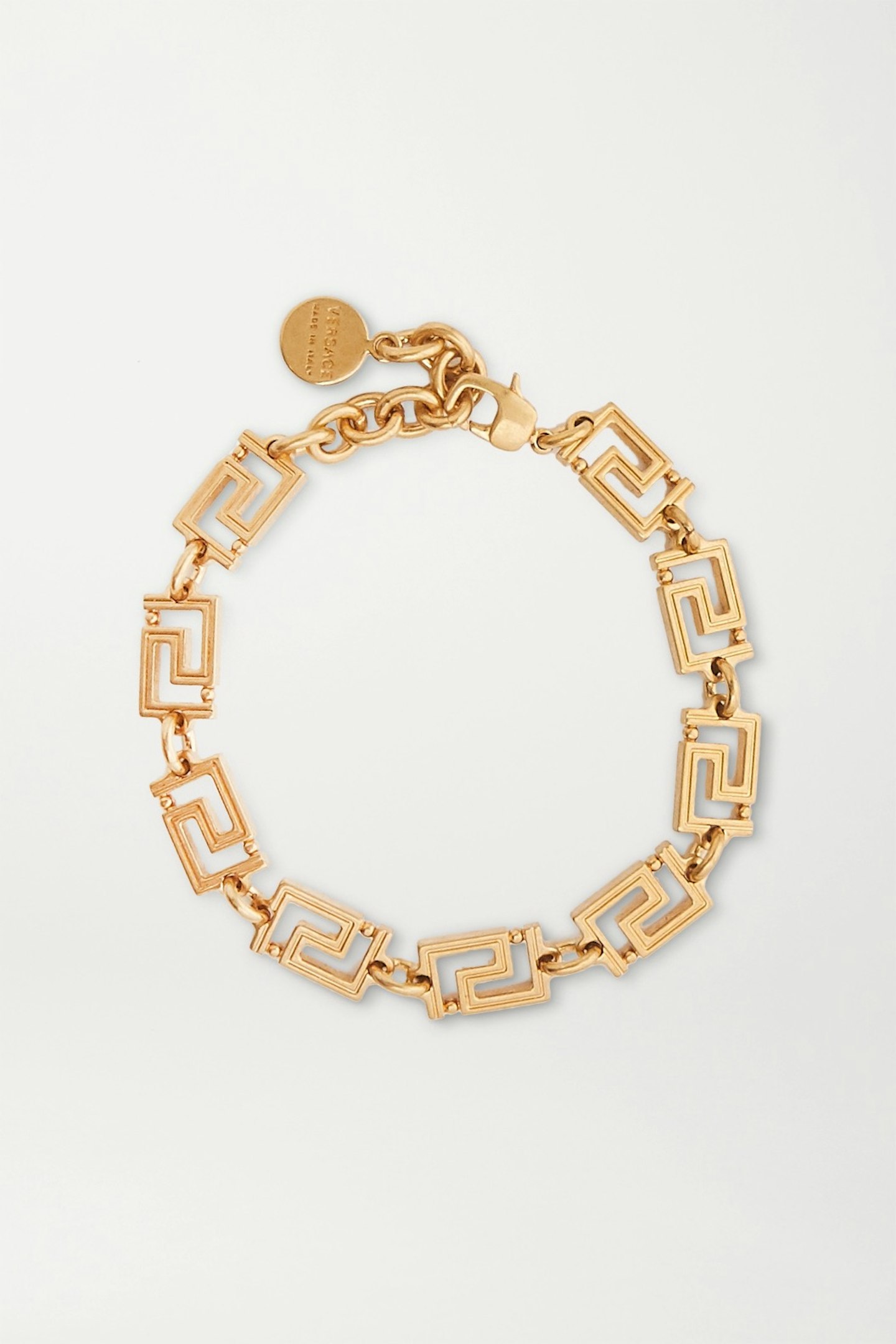 VERSACE, Gold-tone anklet, £260